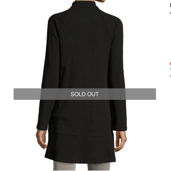 NWT Raya Slub Zip-Front Jacket sz M - Picture 3 of 4